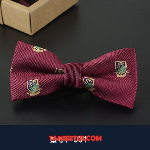 Muszka Męskie Groomsmen Męska Student, Muszka Punkt Fali Sukienka Koszula Rot Blau