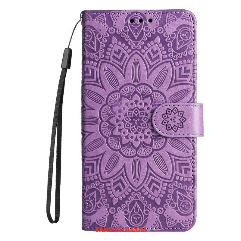 Obudowa Etui Na Telefon do Honor Magic 5 Lite Mandala Sun Ze Smyczą