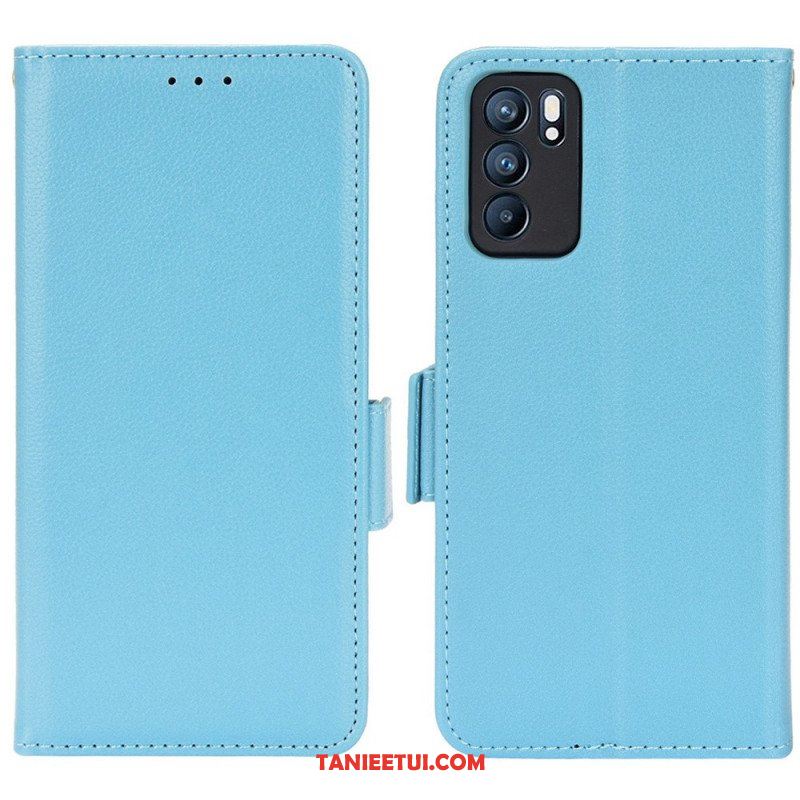 Obudowa Etui Na Telefon do Oppo Reno 6 5G Etui Folio Flap Double Nowe Kolory