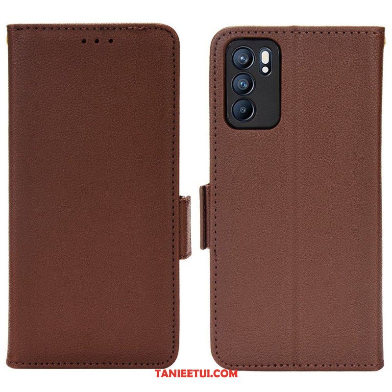 Obudowa Etui Na Telefon do Oppo Reno 6 5G Etui Folio Flap Double Nowe Kolory