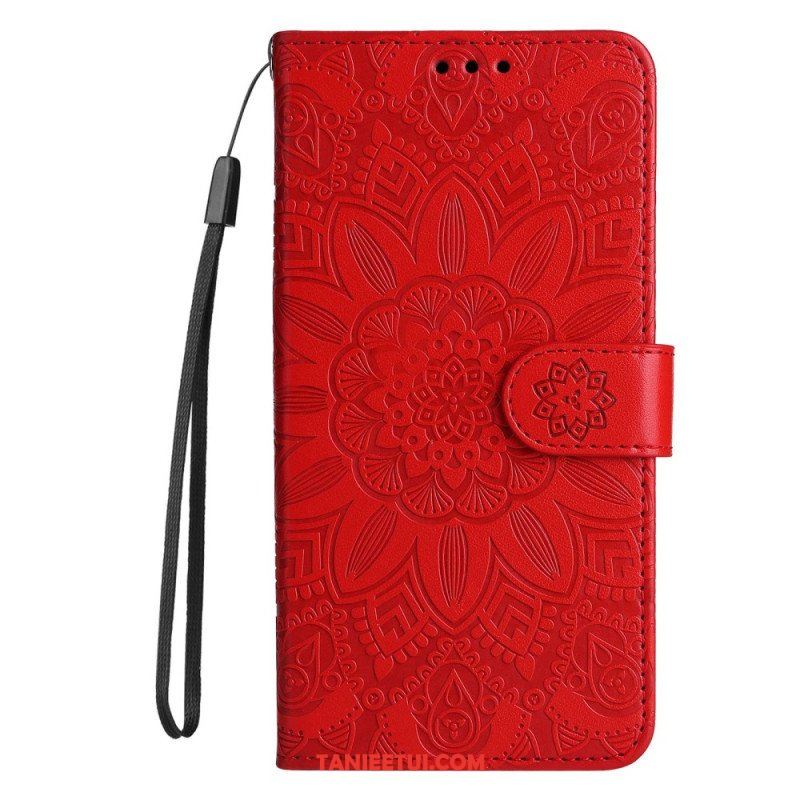 Obudowa Etui Na Telefon do Xiaomi Redmi Note 12 5G z Łańcuch Dekoracja Mandali Z Paskiem