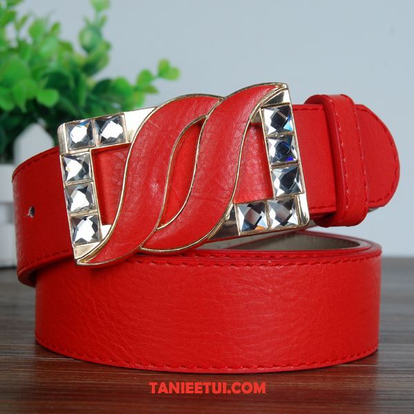 Paski Damskie Prosty Moda Dekoracja, Paski Damska Rhinestone Dobrze Gelb