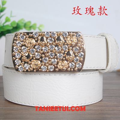 Paski Damskie Prosty Moda Dekoracja, Paski Damska Rhinestone Dobrze Gelb