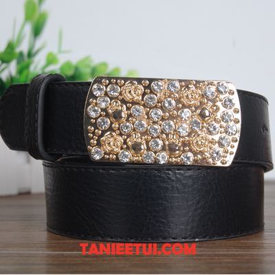 Paski Damskie Prosty Moda Dekoracja, Paski Damska Rhinestone Dobrze Gelb