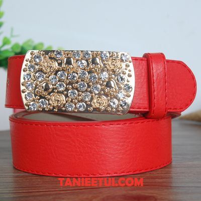 Paski Damskie Prosty Moda Dekoracja, Paski Damska Rhinestone Dobrze Gelb