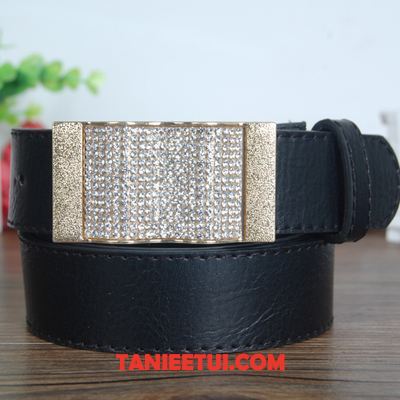 Paski Damskie Prosty Moda Dekoracja, Paski Damska Rhinestone Dobrze Gelb