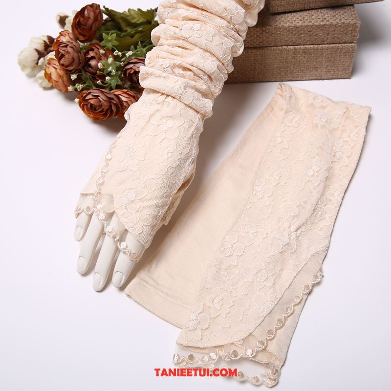 Rękawiczki Damskie Damska Długie Rękawy, Rękawiczki Cienkie Dla Kierowców Ochrona Przed Słońcem