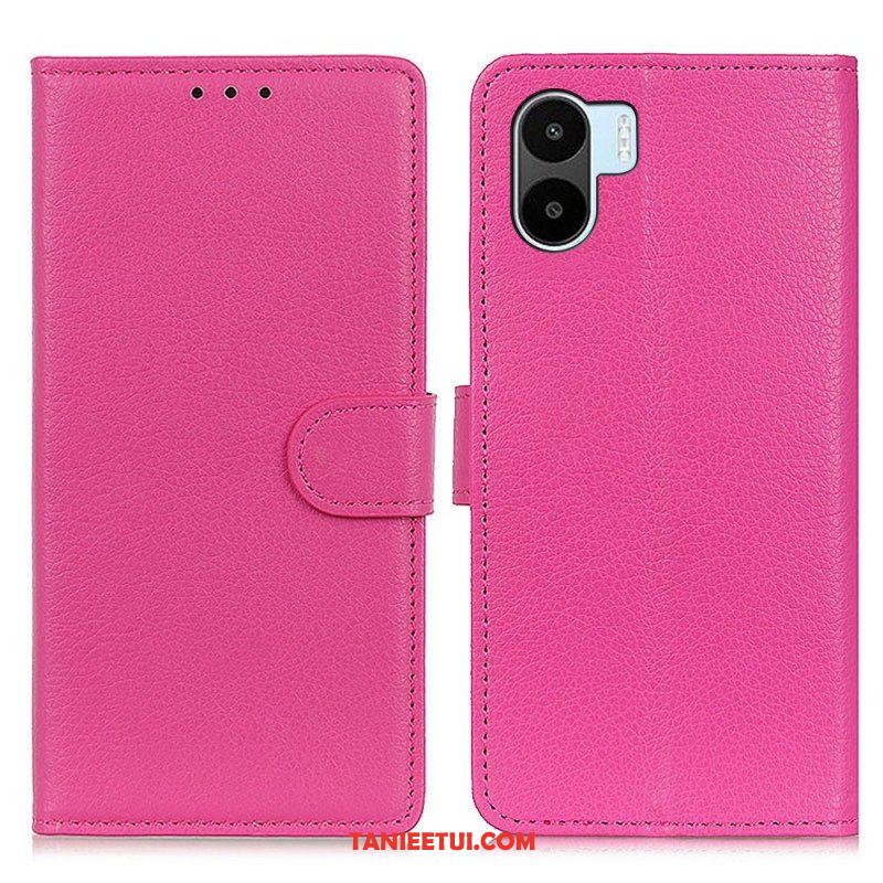 Skórzany Futerał do Xiaomi Redmi A1 Sztuczna Skóra Liczi