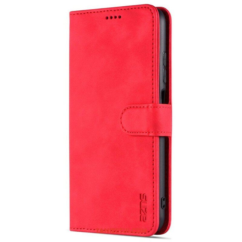 Skórzany Futerał do Xiaomi Redmi Note 10 5G Efekt Skóry Azns