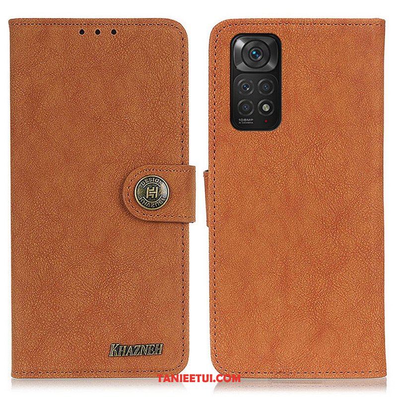 Skórzany Futerał do Xiaomi Redmi Note 11 / 11S Dwoina Khazneh W Stylu Retro