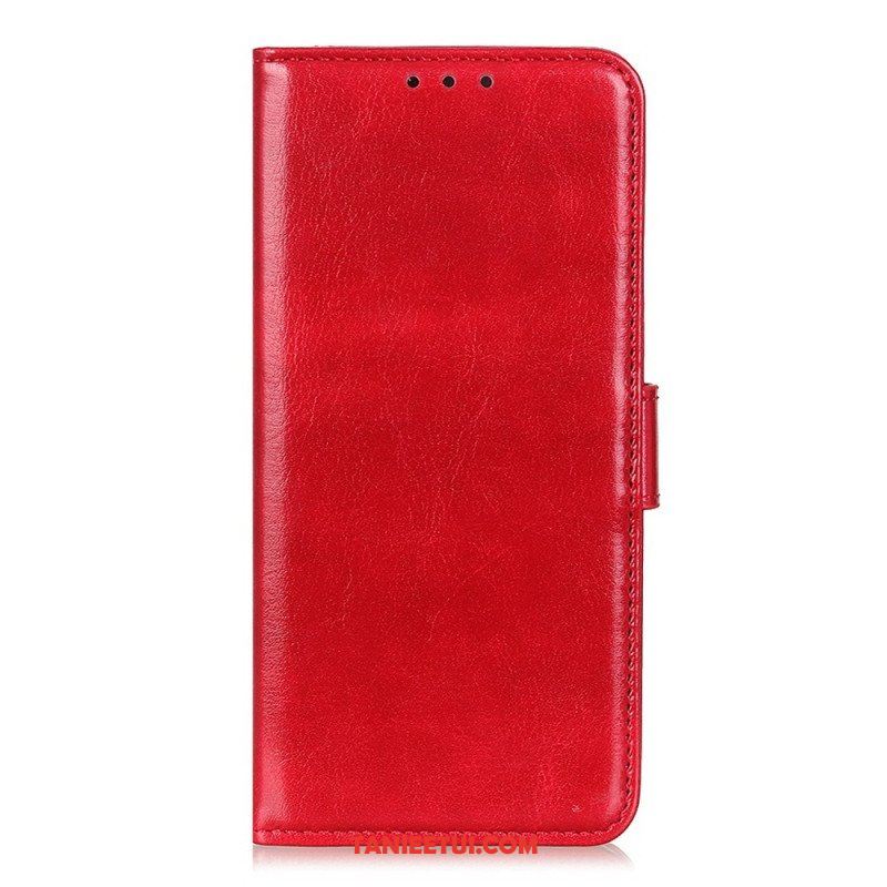 Skórzany Futerał do Xiaomi Redmi Note 12 4G Sztuczna Skóra Lakierowana