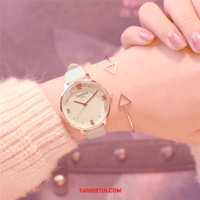 Zegarek Damskie Różowy Praktyczny Trendy, Zegarek Kwiaty Wodoodporny Zegarek Na Rękę