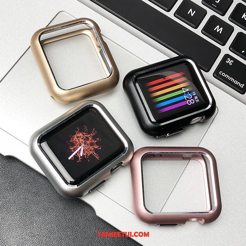 Etui Apple Watch Series 3 Złoto Granica Metal, Futerał Apple Watch Series 3 Magnetyzm All Inclusive Ochraniacz