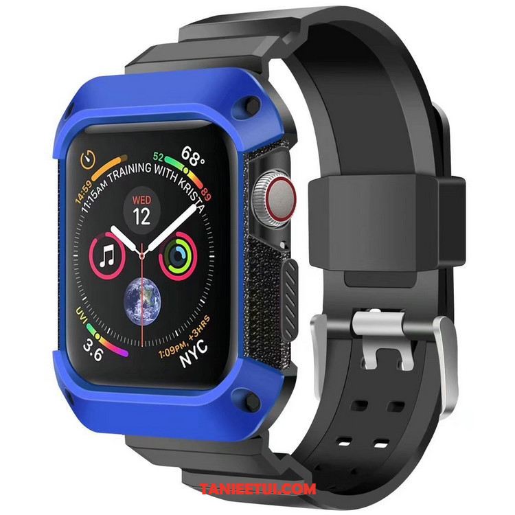 Etui Apple Watch Series 4 Niebieski Anti-fall Sportowe, Pokrowce Apple Watch Series 4 Pancerz Ochraniacz