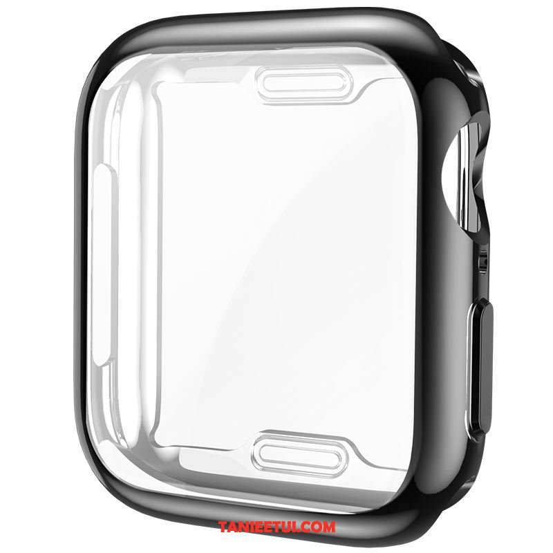 Etui Apple Watch Series 5 All Inclusive Silikonowe Anti-fall, Obudowa Apple Watch Series 5 Czarny Ochraniacz Filmy