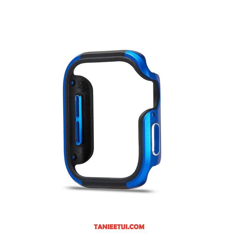 Etui Apple Watch Series 5 Ochraniacz Granica Anti-fall, Futerał Apple Watch Series 5 Niebieski Metal