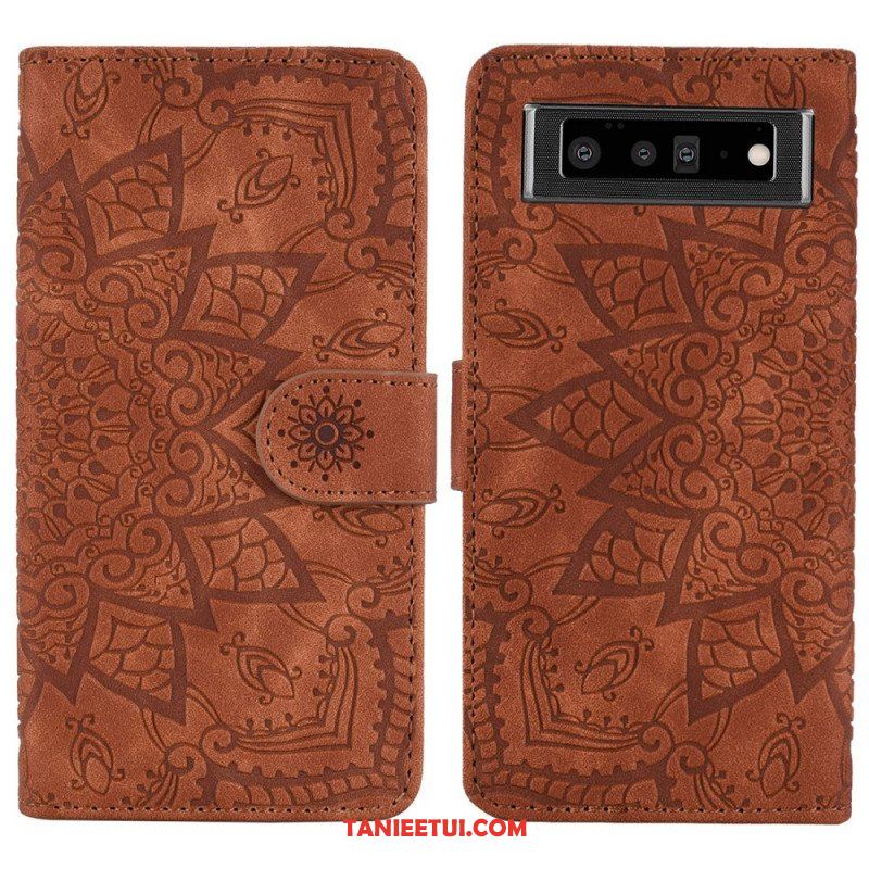 Etui Folio do Google Pixel 6 Barokowo-mandala