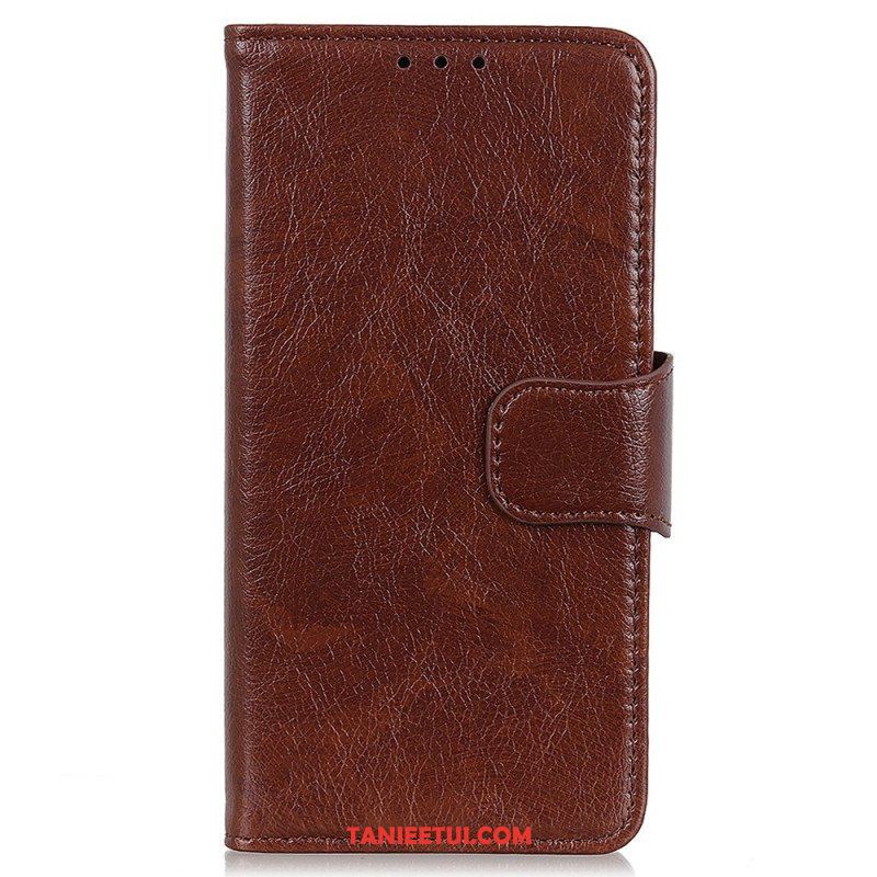 Etui Folio do Moto G73 5G Dwoina Skóry Nappa