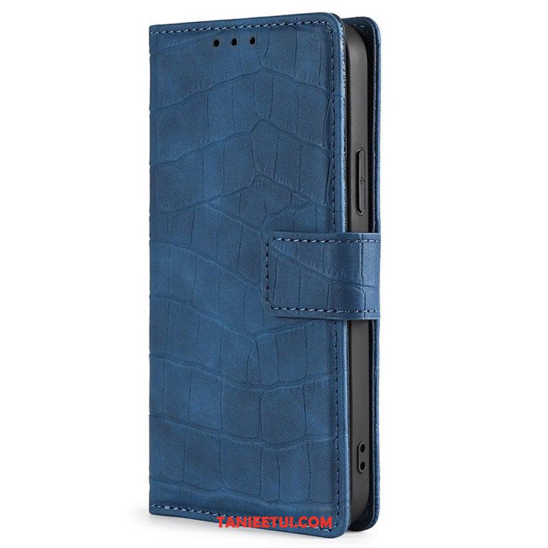 Etui Folio do OnePlus Nord 2T 5G Styl Skóry Krokodyla