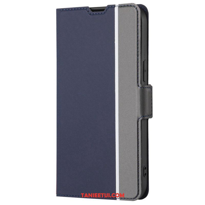 Etui Folio do OnePlus Nord CE 2 Lite 5G Dwukolorowy Skórzany Styl