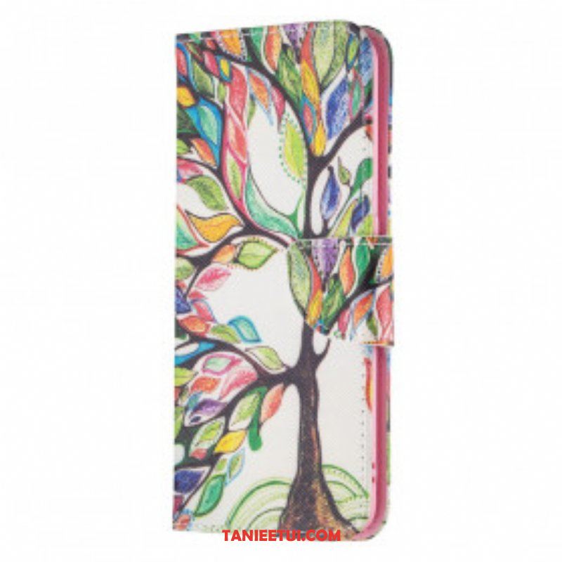 Etui Folio do Oppo A94 5G Kolorowe Drzewo