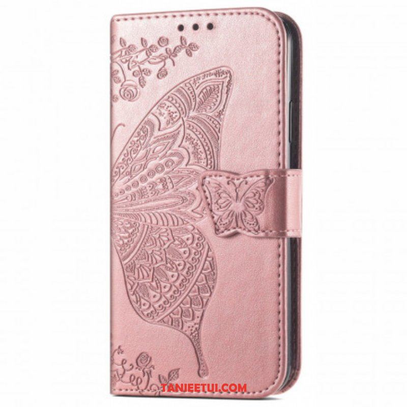 Etui Folio do Oppo A94 5G Pół Motyle