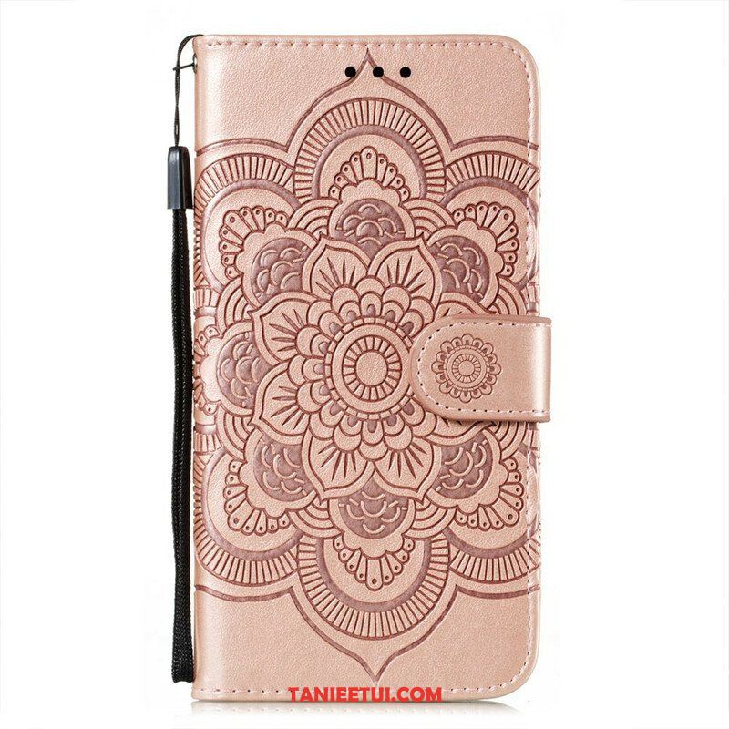 Etui Folio do Oppo Find X3 Neo z Łańcuch Mandala Z Pełnym Paskiem