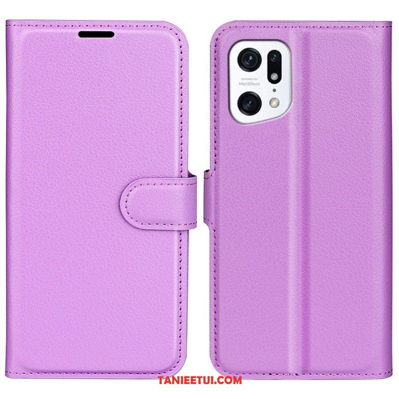 Etui Folio do Oppo Find X5 Klasyczny