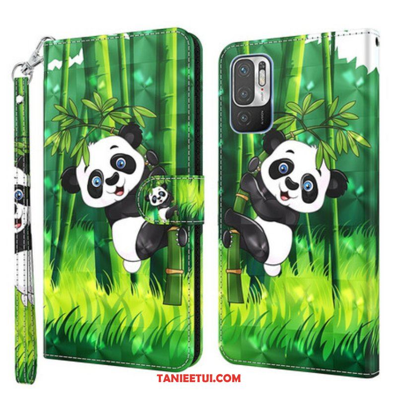 Etui Folio do Poco M3 Pro 5G Panda I Bambus