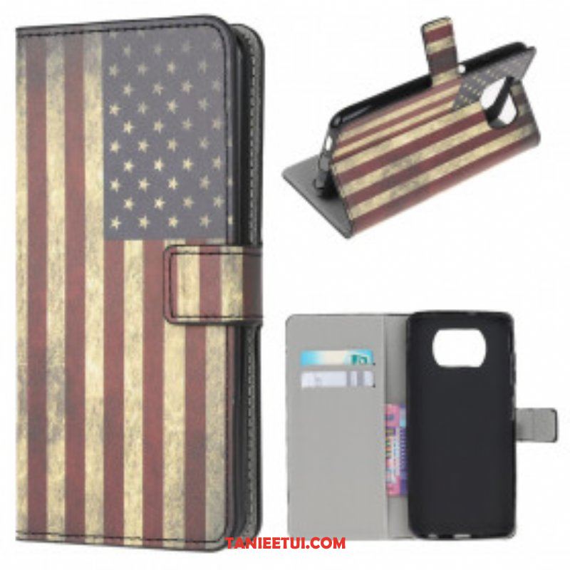 Etui Folio do Poco X3 / X3 Pro / X3 NFC Flaga Usa