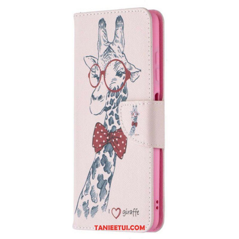 Etui Folio do Poco X3 / X3 Pro / X3 NFC Mądra Żyrafa