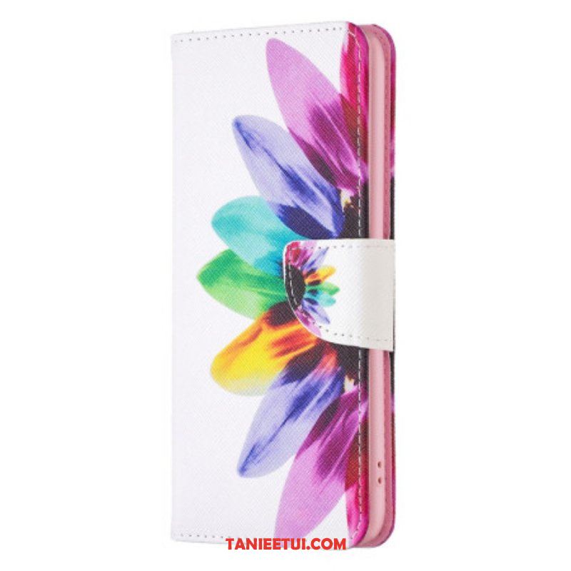 Etui Folio do Poco X5 5G Akwarela Kwiat