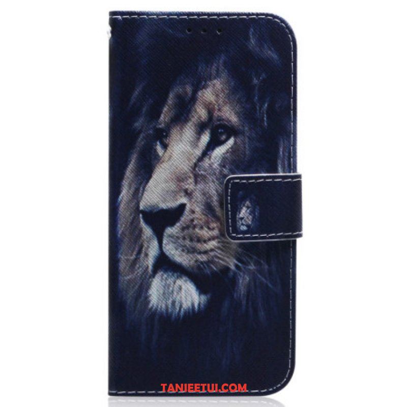 Etui Folio do Realme C35 Nocny Lew