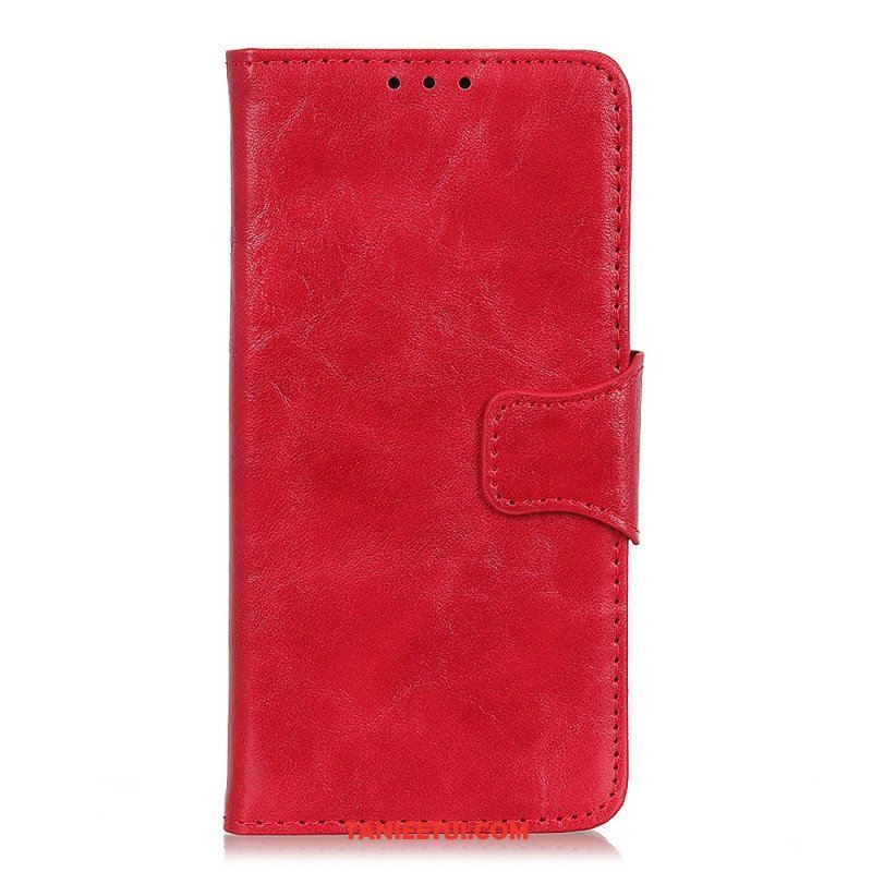 Etui Folio do Samsung Galaxy A13 5G / A04s Dwustronne Zapięcie Ze Skóry Dwoinowej