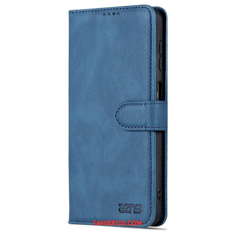 Etui Folio do Samsung Galaxy A13 z Łańcuch Paski W Stylu Vintage Azns