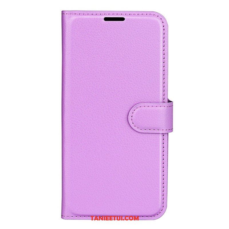 Etui Folio do Samsung Galaxy A14 / A14 5G Klasyczna Sztuczna Skóra