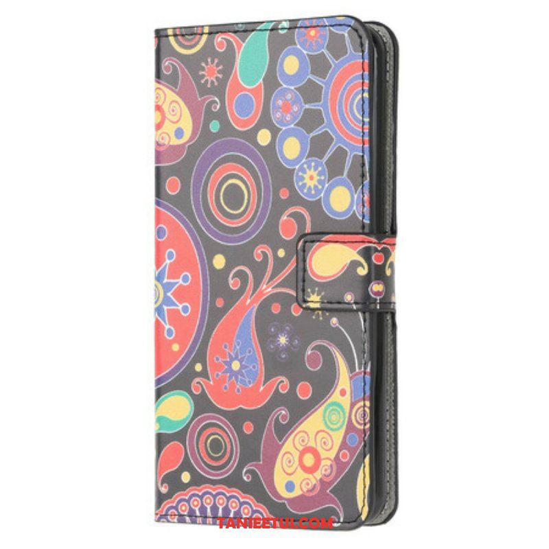 Etui Folio do Samsung Galaxy A52 4G / A52 5G / A52s 5G Rysunki Galaktyk