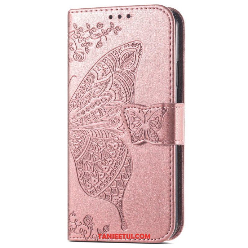 Etui Folio do Samsung Galaxy A54 5G Barokowy Motyl