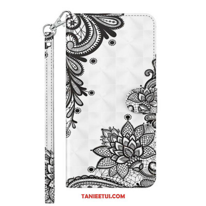 Etui Folio do Samsung Galaxy M12 / A12 Szykowna Koronka