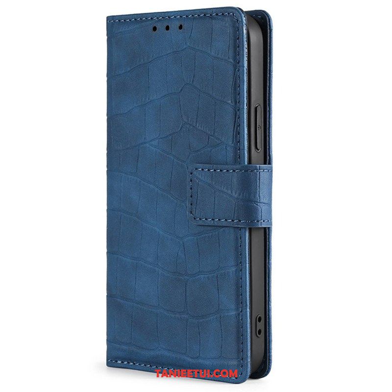 Etui Folio do Samsung Galaxy M13 Styl Skóry Krokodyla