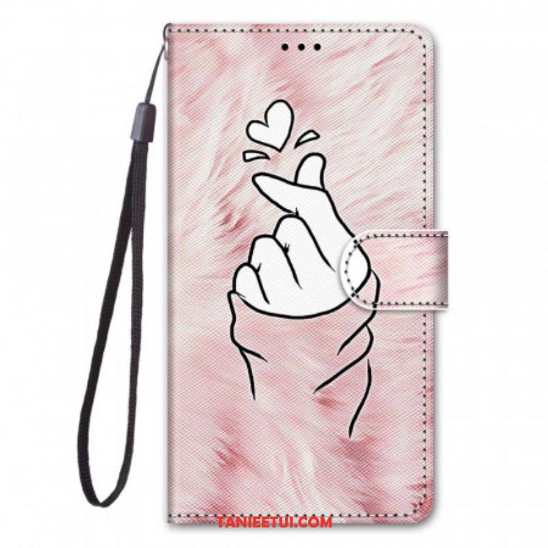 Etui Folio do Samsung Galaxy M23 5G Serce Palca