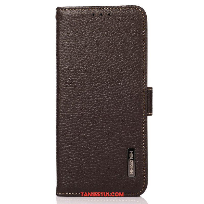 Etui Folio do Samsung Galaxy M23 5G Skóra Liczi Khazneh Rfid