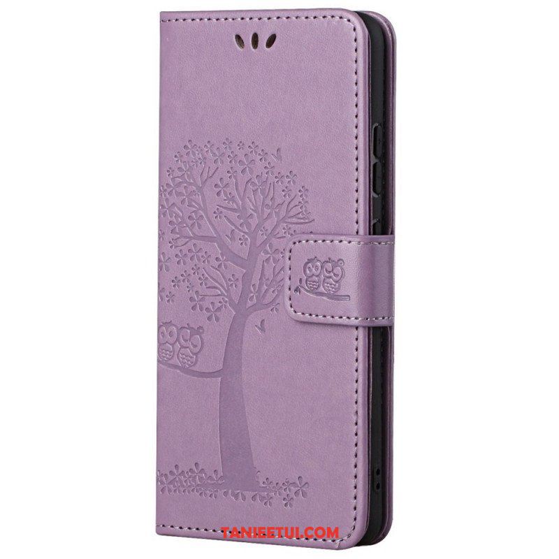 Etui Folio do Samsung Galaxy M23 5G Sowa Drzewo