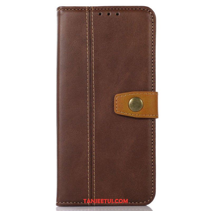 Etui Folio do Samsung Galaxy M23 5G Taśma Tapicerska