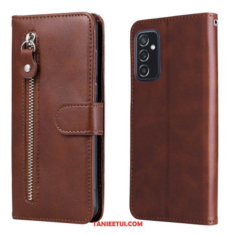 Etui Folio do Samsung Galaxy M52 5G Zamek Błyskawiczny