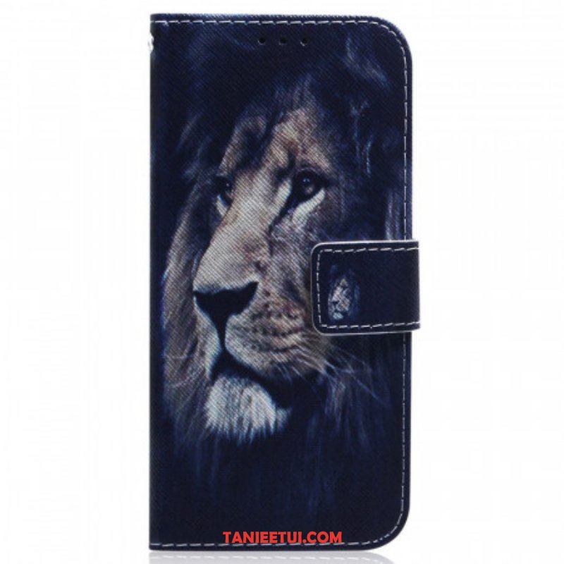 Etui Folio do Samsung Galaxy M53 5G Śniący Lew