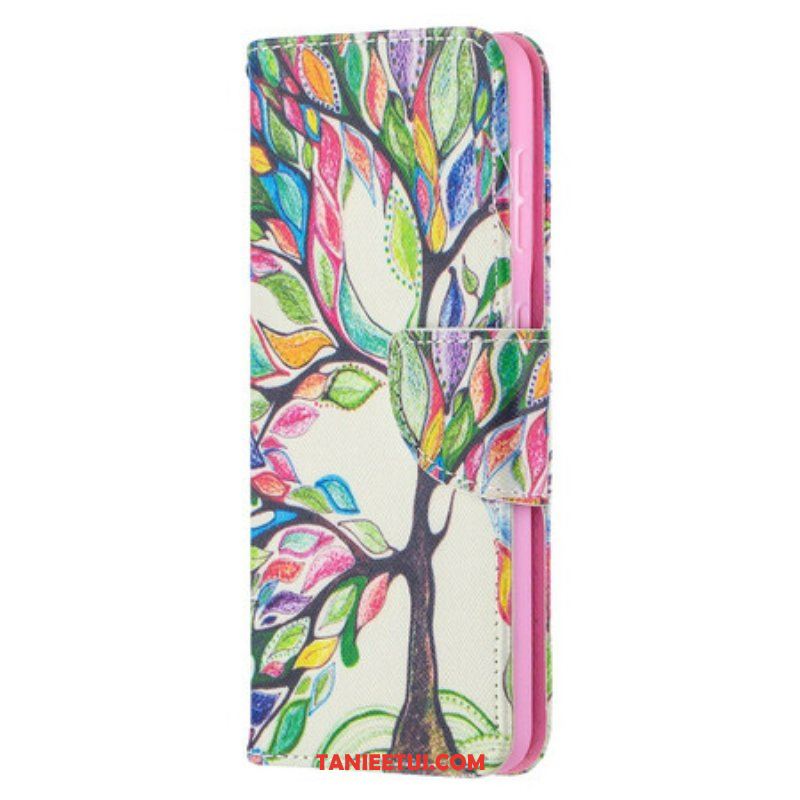 Etui Folio do Samsung Galaxy S21 5G Kolorowe Drzewo