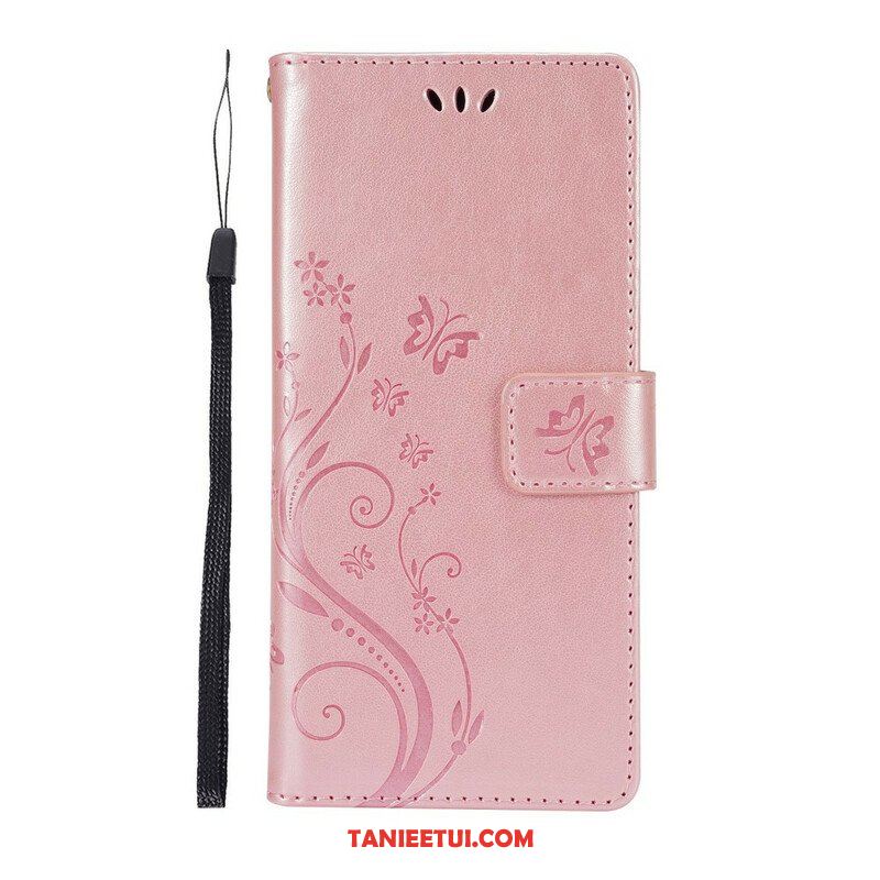 Etui Folio do Samsung Galaxy S21 5G Motyle Na Wietrze