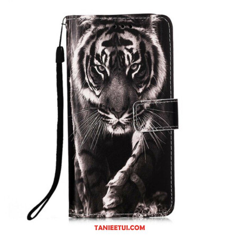 Etui Folio do Samsung Galaxy S21 5G Nocny Tygrys