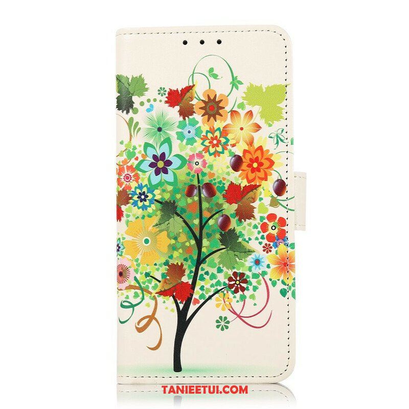 Etui Folio do Samsung Galaxy S21 FE Kwitnące Drzewo